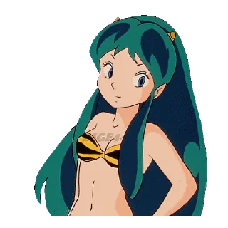 Sticker from @STIKERFORALL URUSEI YATSURA LAMU' LUM