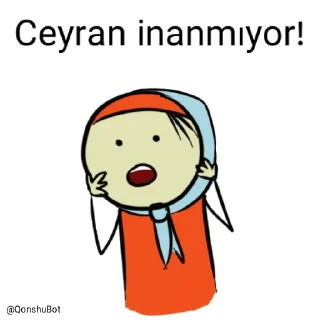 😱 emoji Ceyran @Qonshubot Telegram sticker 3 of 31