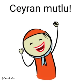 😄 emoji Ceyran @Qonshubot Telegram sticker 12 of 31