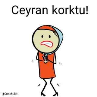 😰 emoji Ceyran @Qonshubot Telegram sticker 15 of 31