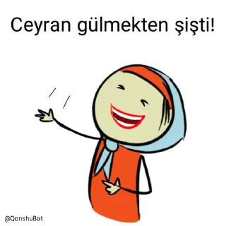 🤣 emoji Ceyran @Qonshubot Telegram sticker 23 of 31