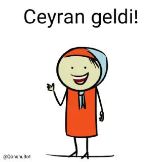 ✋️ emoji Ceyran @Qonshubot Telegram sticker 1 of 31