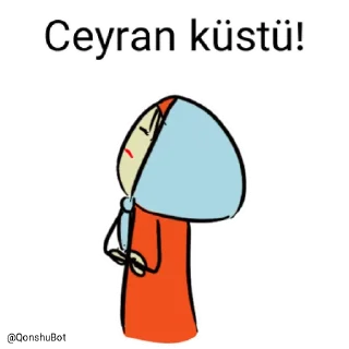 😒 emoji Ceyran @Qonshubot Telegram sticker 13 of 31