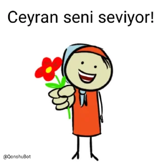 ❤️ emoji Ceyran @Qonshubot Telegram sticker 8 of 31