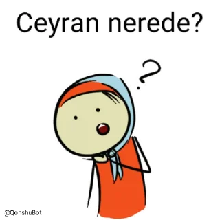 🤔 emoji Ceyran @Qonshubot Telegram sticker 5 of 31