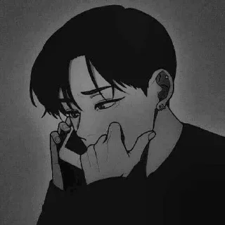 ⚓️ emoji 𖤐Manga Mood @BlueTararus Telegram sticker 11 of 110