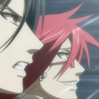 😁 emoji Grell  ♡@Anime_Black_Butler♡ Telegram sticker 12 of 50