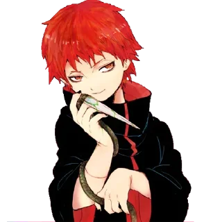 😏 emoji Sasori @yeager_bomb Telegram sticker 8 of 18