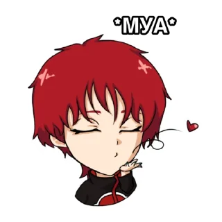 😘 emoji Sasori Telegram sticker 4 of 9