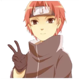 ✌️ emoji Sasori @yeager_bomb Telegram sticker 16 of 18