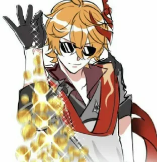 😎 emoji Genshin Impact 2 by @Endeeryze357 Telegram sticker 11 of 120