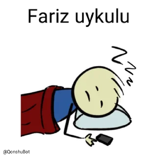 😴 emoji Fariz @Qonshubot Telegram sticker 17 of 31
