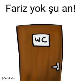 🚽 emoji Fariz @Qonshubot Telegram sticker 22 of 31