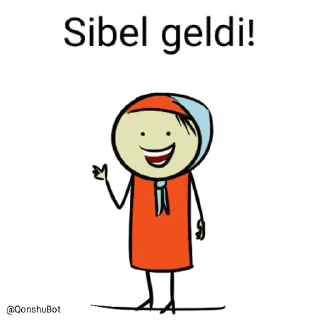 ✋️ emoji Sibel @Qonshubot Telegram sticker 1 of 31