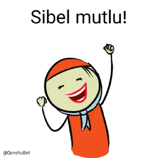 😄 emoji Sibel @Qonshubot Telegram sticker 12 of 31