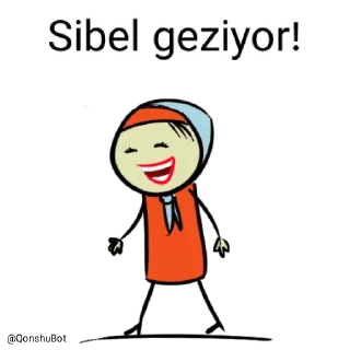 🚶‍♂️ emoji Sibel @Qonshubot Telegram sticker 10 of 31