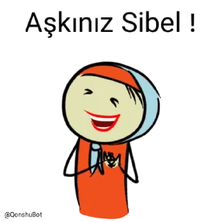 ❤️ emoji Sibel @Qonshubot Telegram sticker 7 of 31