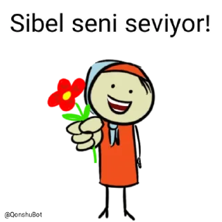 ❤️ emoji Sibel @Qonshubot Telegram sticker 8 of 31