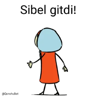 ✋️ emoji Sibel @Qonshubot Telegram sticker 2 of 31