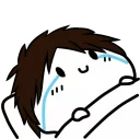 💧 emoji Cry babies by @lilscaredycat Telegram sticker 8 of 55
