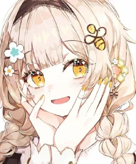 💛 emoji @Nutella_144 🦋🍭🍇✨ ايــــانا✨👑🦋 Telegram sticker 3 of 112
