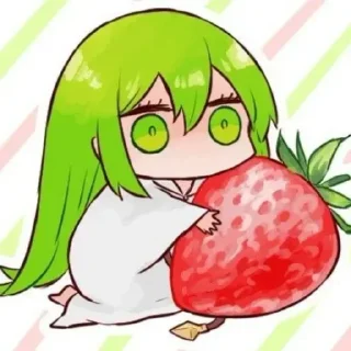 🍓 emoji @Nutella_144 🍒💛🦋 ايـــانـــا 🍓🦋 Telegram sticker 5 of 109
