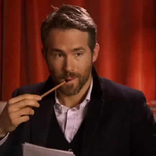 Sticker from Ryan Reynolds: @CuteMonsta