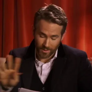 Sticker from Ryan Reynolds: @CuteMonsta