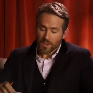 Sticker from Ryan Reynolds: @CuteMonsta