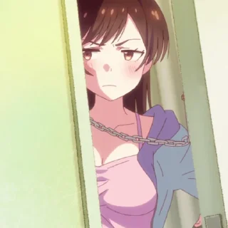 😑 emoji Chizuru Ichinose 2 (by @Yuu_Kuraidesu_Noir) Telegram sticker 4 of 120