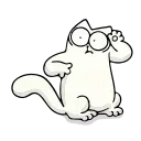 Sticker from Simons Cat
