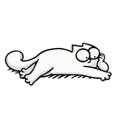 Sticker from Simons Cat