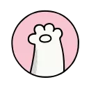 Sticker from Simons Cat