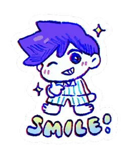 😃 emoji Omоri 👁‍🗨 Telegram sticker 6 of 47