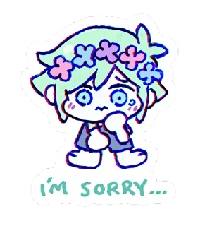 🙇‍♂️ emoji Omоri 👁‍🗨 Telegram sticker 16 of 47