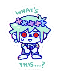 😅 emoji Omоri 👁‍🗨 Telegram sticker 23 of 47