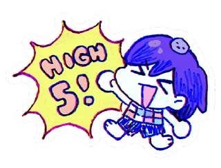 🙌 emoji Omоri 👁‍🗨 Telegram sticker 3 of 47