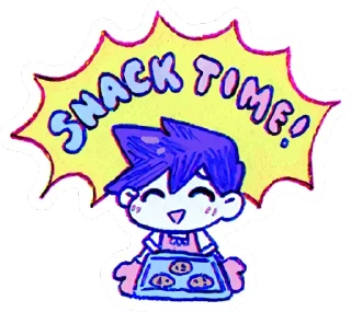 👨‍🍳 emoji Omоri 👁‍🗨 Telegram sticker 24 of 47