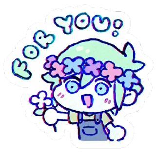 🌸 emoji Omоri 👁‍🗨 Telegram sticker 2 of 47