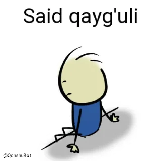 😓 emoji Said @Qonshubot Telegram sticker 11 of 31
