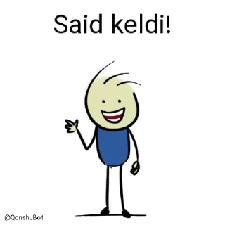 ✋️ emoji Said @Qonshubot Telegram sticker 1 of 31