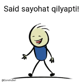 🚶‍♂️ emoji Said @Qonshubot Telegram sticker 10 of 31