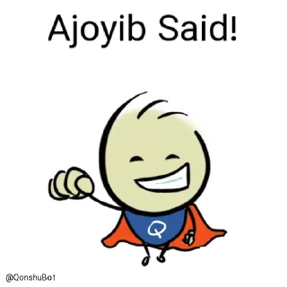 😎 emoji Said @Qonshubot Telegram sticker 6 of 31