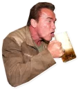 Sticker from Arnold Schwarzenegger