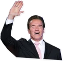 Sticker from Arnold Schwarzenegger