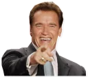 Sticker from Arnold Schwarzenegger