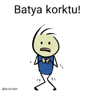 😰 emoji Batya @Qonshubot Telegram sticker 15 of 31