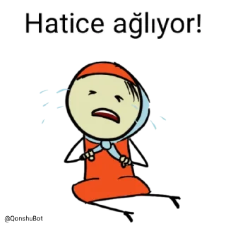😭 emoji Hatice @Qonshubot Telegram sticker 14 of 32