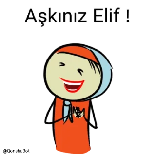❤️ emoji Elif @Qonshubot Telegram sticker 7 of 31