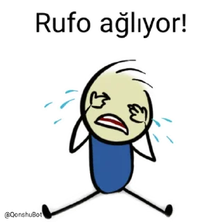 😭 emoji Rufo @Qonshubot Telegram sticker 14 of 31